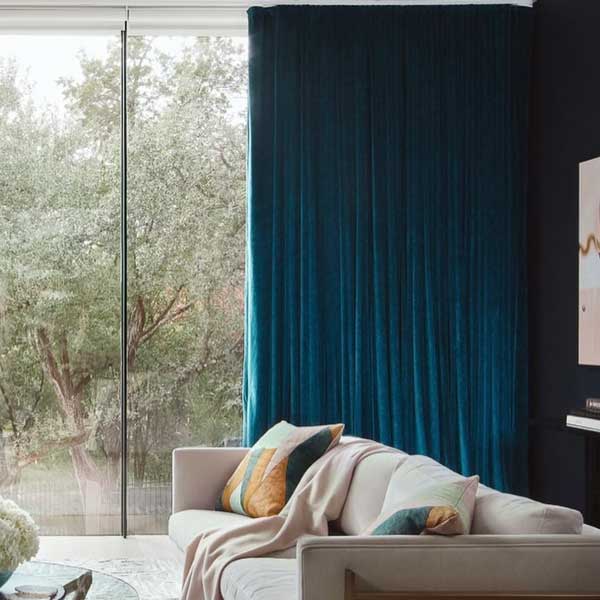 velvet curtains