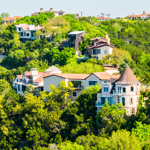 hilltop homes in Westlake, TX