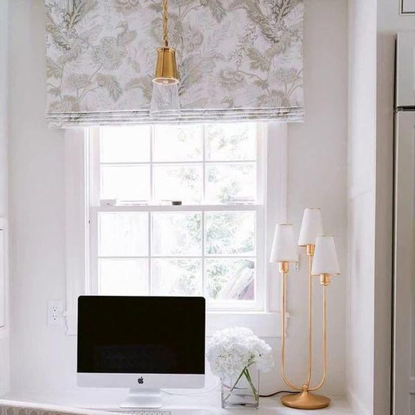 home office window treatments