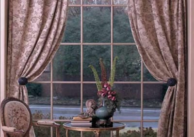 Arch Window Synthetic Curtains In Austin